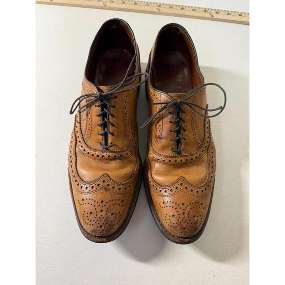 Allen Edmonds "MCALLISTER" Men's Wingtip Oxfords 10 D Walnut USA (347N) - Picture 3 of 8